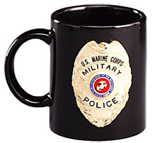 U.S. MARINE CORPS MP BADGE COFFEE MUG - Click Image to Close