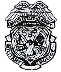 ARMY MP BADGE PATCH - EMBROIDERED (2-1/4" x 2-3/4") - Click Image to Close